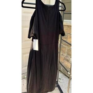Bailey 44 Womens Black Cold Shoulder Dress Size L